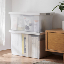 Japanese thick storage box household plastic clothes clothing finishing box extra-large dormitory student storage box box