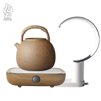Japanese tea set Crescent Sheung Shui electric water dispenser Pottery clay boiling water teapot Three-stage electric pottery stove Tea stove Household