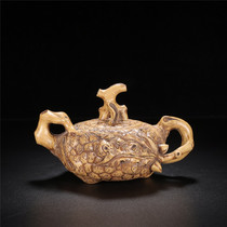Return old teapot Yixing original mine famous pure handmade purple clay teapot bubble teapot kung fu tea set household spring pot