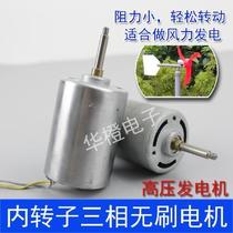 220v miniature DC brushless generator motor inner rotor DIY small high pressure generator home