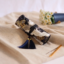 Crochet storage bag handmade knitting material bag diy doll dirty braid needle hook wool thread needle tool cloth bag