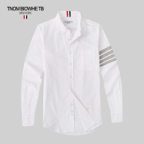 tnom biowhe tb shirt mens classic business casual non-iron white cotton groom dress long sleeve shirt