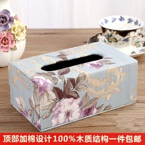  European-style tissue box Household living room coffee table napkin pumping box Creative noodle paper box Simple restaurant home pumping paper box