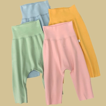 Autumn Winter Develvet baby male and female child male and female Spring fall fart gush with high waist and casual hitting bottom large pp pants
