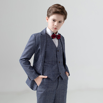 Childrens dress boys suit wedding flower boy piano performance costume small suit suit suit handsome British