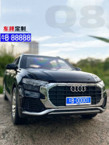 1 24 Audi Q8 metal car model original simulation sports car SUV collection gift children toy ornaments