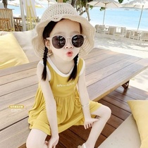 2020 net celebrity new summer girls fashionable Western casual dress beach home popeye ice silk