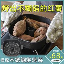 Baked sweet potato pot Baked sweet potato pot Household barbecue sweet potato potato stove machine multi-function cast iron baked sweet potato artifact