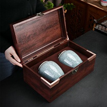 Mai Ci high-grade Dragon Ball single-cluster antique Gokao tea pot ceramic tea packaging box empty box gift box empty box