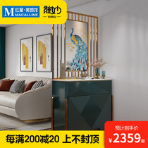Wei Miao light luxury entrance cabinet screen partition living room decoration cabinet Modern simple multi-function locker foyer shoe cabinet