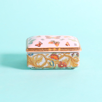GERODI ceramic jewelry box storage box toilet cotton sign box tea box dressing table decoration art pendulum