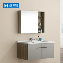 Huayi bathroom Nordic solid wood bathroom cabinet simple bathroom basin toilet washbasin washbasin wash table