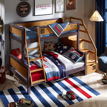 Ximengbao childrens furniture combination bedroom solid wood creative children Girl Boy youth step ladder