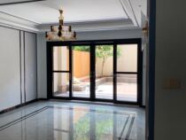 Sada doors and windows whole house custom glass partition 129-100 series heavy three-rail sliding door Chenggong