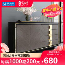 About the dream thousand years American light luxury home paint entrance cabinet Restaurant locker tea cabinet modern simple dining side cabinet