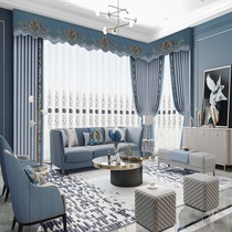 Grammy curtains new popular customizable living room bedroom bay window high-grade blackout curtain cloth