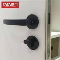 TATA wooden door door lock Indoor bedroom door hardware lock Bathroom door mute lock Hidden latch#003J