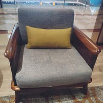 Qigong (residential furniture) ancient rhyme fresh style healthy and environmentally friendly sense of belonging single sofa JY8805