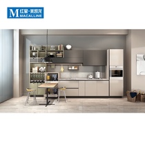 (Nanming) European cabinet high cabinet Melbourne custom cabinet high-end furniture open kitchen integration