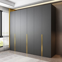 Hai set up wardrobe home bedroom simple modern light luxury small apartment solid wood quality four or six large wardrobe