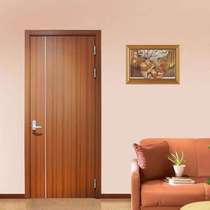 Japanese door building materials wooden door custom paint-free PVC home environmental protection Health modern simple style high quality
