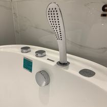 SSWW whale bathtub high density acrylic sheet integrated bathtub optional bubble bath