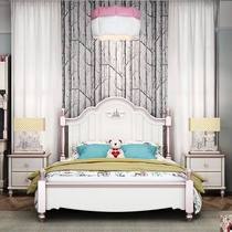 ABC American Noble Series Solid Wood 1 35m Single Girl Princess Bed Rose Gold 1 35m Single Bed