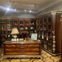 Peugeot furniture Exquisite carved writing desk Mansion custom light luxury outfit European and American collections