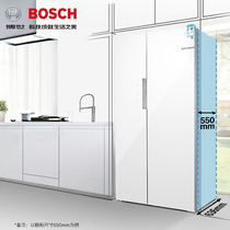 Bosch Bosch Glass Door Slim Embedded Door Double Door Refrigerator KAS50E20TI Energy Saving Silent