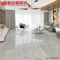 New Zhongyuan tile floor tiles 800x800 Nordic gray imitation marble floor tiles new living room tiles 8961