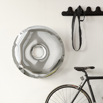 Zieta Poland imported Rondo color doughnuts plated stainless steel mirror round mirror decorative mirror
