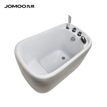 Jiumu Freestanding Mini Bath Y030212-1A71-1 Home Bathroom Small Easy Mobile Operation