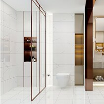 Xinzhongyuan ceramic toilet light luxury tile simple modern kitchen wall tile white toilet wear-resistant non-slip floor tiles
