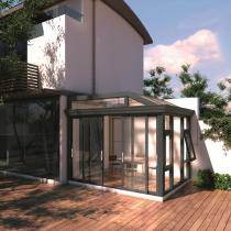 Boshi doors and windows F115 Yangguang room Villa Garden Doors And Windows Roof Outdoor Terrace Seal Balcony Aluminum Alloy Glass