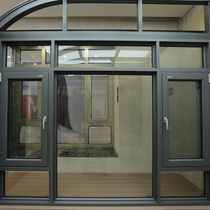 Huangsa doors and windows Modern simple sliding doors Aluminum alloy king kong mesh one-piece window Environmental protection silent household 116