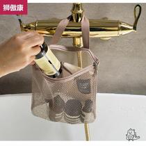 Makeup wash bag storage bag Hand bag zipper new product drain fiber mesh travel portable multifunctional