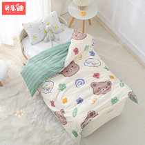Set as pure cotton child quilt cover single piece 1 2 m 1 5m baby baby kindergarten single cover quilts covered with whole cotton
