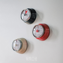 Mechanical metal kitchen timer countdown reminder reminder student time manager timer clock