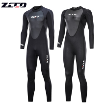ZCCO professional diving suit 3mm thick warm one-piece long sleeve male and female size sunscreen swimsuit deep diving
