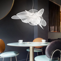 Italian designer bedroom chandelier Modern simple living room Dining room Artistic creative LED mesh cloud lamps