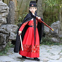Childrens kinder Wei Fei Fish clothing Ming-made boys ancient clothes Little Boy Wu Se-man Chinese Wind Han clothes Tang Costume Spring Autumn
