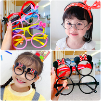 Childrens Eye frames Girls boy No lenses Glasses Cute Cartoon Accessories Kid Tide Fashion Frame