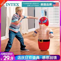 INTEX People Occasionally Tumblall Baby Fun Cartoon Doll Wrestlers Inflatable Aids To Play Boxing Toys