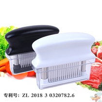 Stainless steel meat loosening device tender meat needle tendon breaking knife 48 needles western food steak pork chop chicken chop hammer