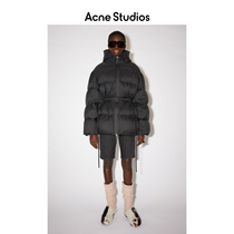 Acne Studios2021 Autumn Winter New Lady Black Hooded down jacket coat A90286-900
