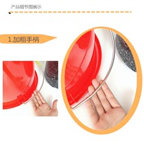 Qicheng household plastic bucket with lid student dormitory bath portable bucket super thick not rotten red bucket wash car trailer bucket