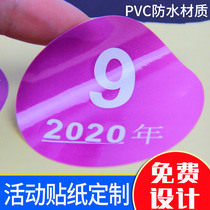 Arm stickers custom name stickers clothes round activities waterproof labels competition stickers baby groups no glue name numbers number plates large clothing team stickers brand-name fashion