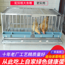 Chicken cage Household large extra large double-layer chicken cage Automatic manure cleaning chicken cage Household stainless steel chicken cage multi-layer