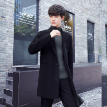100 Pure Wool Coat Mens Double Face Long Autumn and Winter Thick Cashmere Nizi British Trench Coat Tide