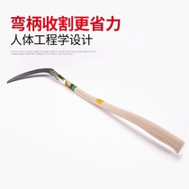 Japan imported SK5 stainless steel sickle chopping machete weeding hob outdoor farm cutting tools
